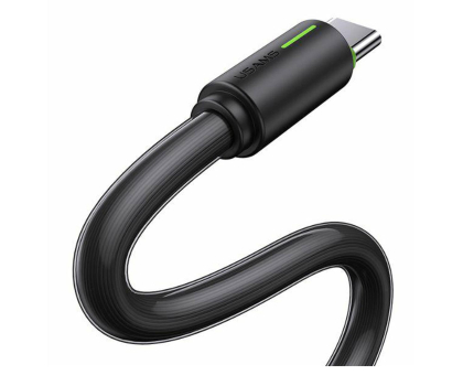Kabel USAMS Kabel USB-C 3A YU Series 1mUSB-C/USB-A czarny